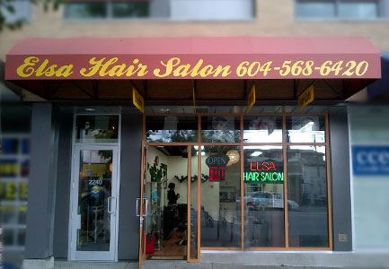 Elsa G.B Hair Salon,  Vancouver BC